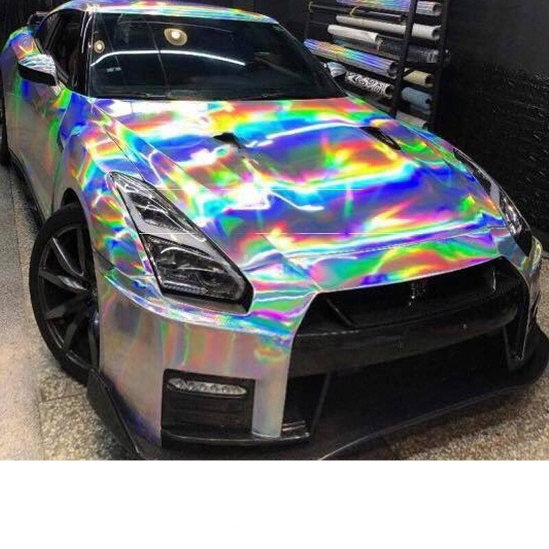 Silver Holographic Chrome