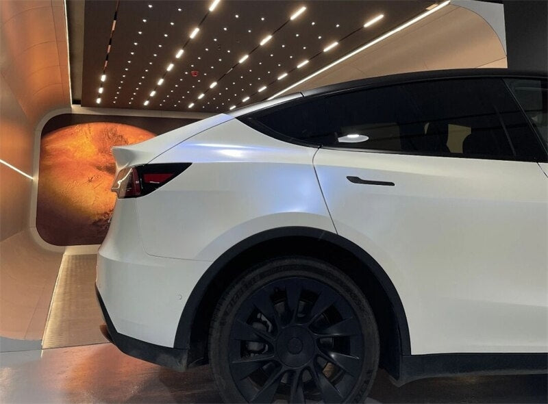 Satin White Blue Pearl