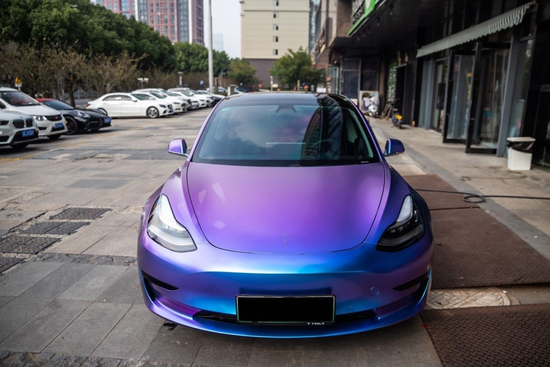 Matte Aurora Blue Chameleon