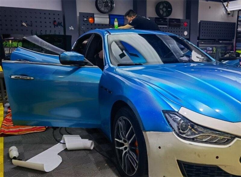 Laser Flip  Blue  Psychedelic