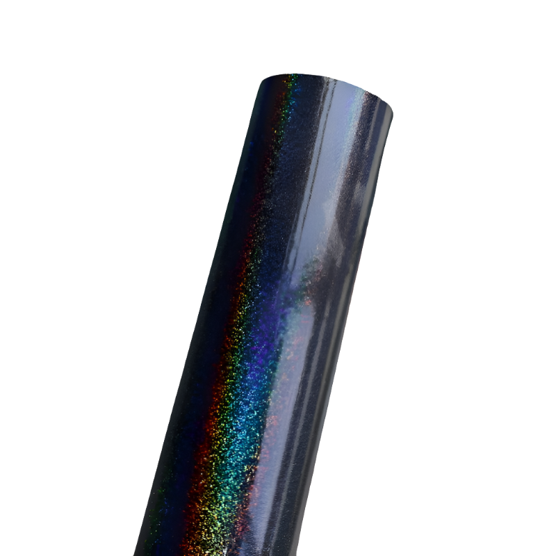 Glossy Rainbow laser Grey