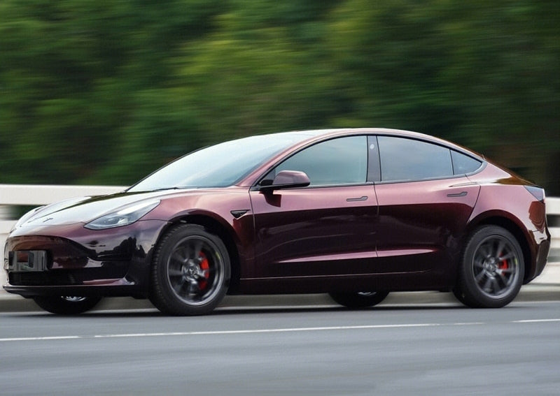 Glossy Metallic Black Rose