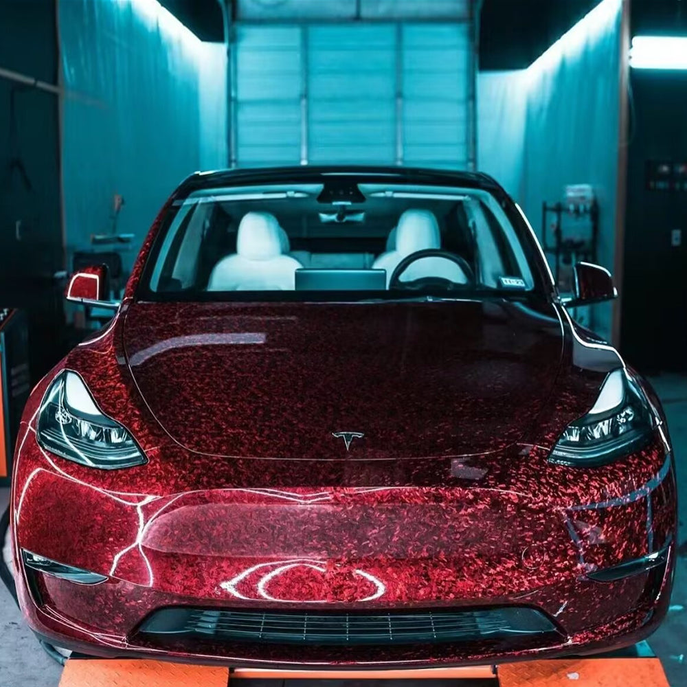 Flower Carbon Red
